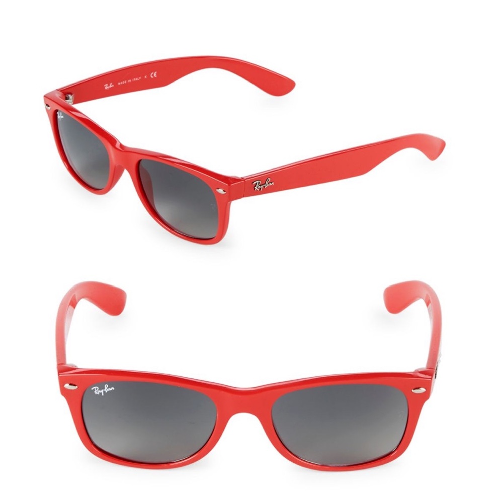 Ray-Ban 52MM Red Women Wayfarer Sunglasses